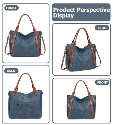 Bolso Tote Vintage Slouchy para Mujer miniatura 4