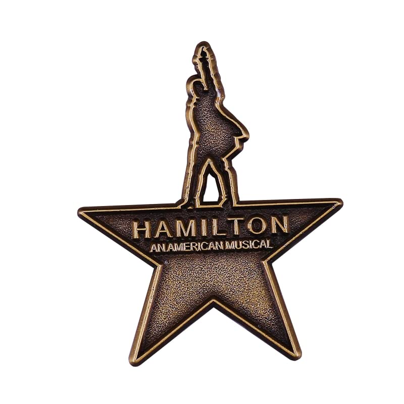 Pinstant Hamilton Broadway Musical Theater Alexander Lafayette 1.5" Enamel Pin, 1.5 Inches, Enamel, enamel