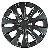 Cartrend 70287 Velgenset Storm, 14″, zwart – set van 4