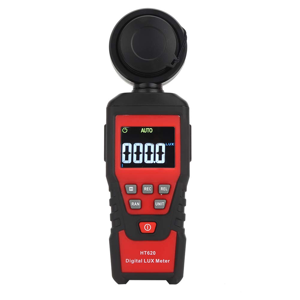HT620 Portable Light Meter Digital Luxmeter Illuminometer with Easy to Use for Indoor and Outdoor Lighting Measurement
