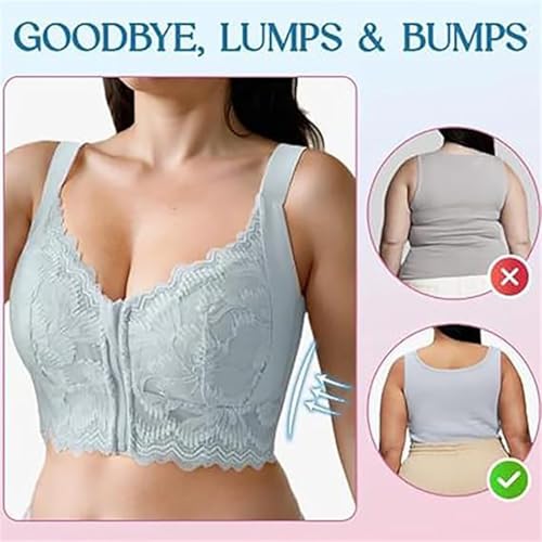 Ziplacy - Ultra Soft Front Zip Wireless Lifting Bra, Women's Zip Front Sports Bra Wireless2