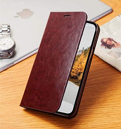 Coque iPhone 12 Pro Max antichoc rouge housse portefeuille 6.7 pouces - 4