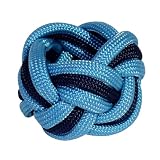 Handmade Scout Neckerchief Slide Woggle Paracord Turks Head Knot Blue
