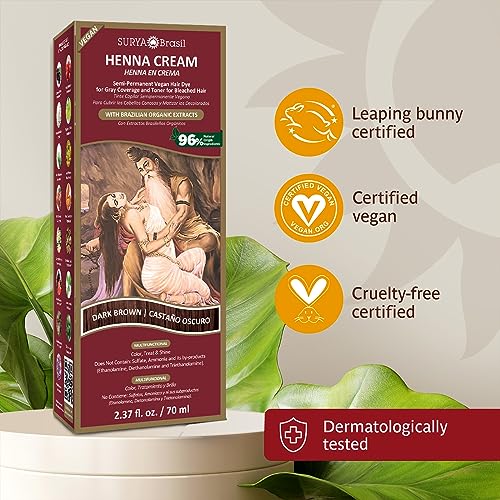 Surya Brasil 7896544720244 Henna Hair Color Cream - Semi-Permanent Natural Dye thumb #3