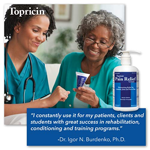 Topricin Pain Relief Therapy Cream (16 oz) Fast Acting Pain Relieving Rub - Thumbnail 5