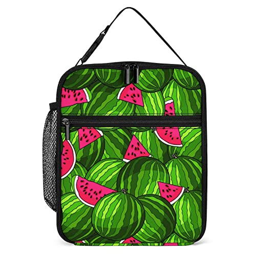 Contenitore termico per il pranzo verde angurie dolci piccolo pranzo al sacco estivo termico riutilizzabile pranzo da lavoro per uomo donna ufficio