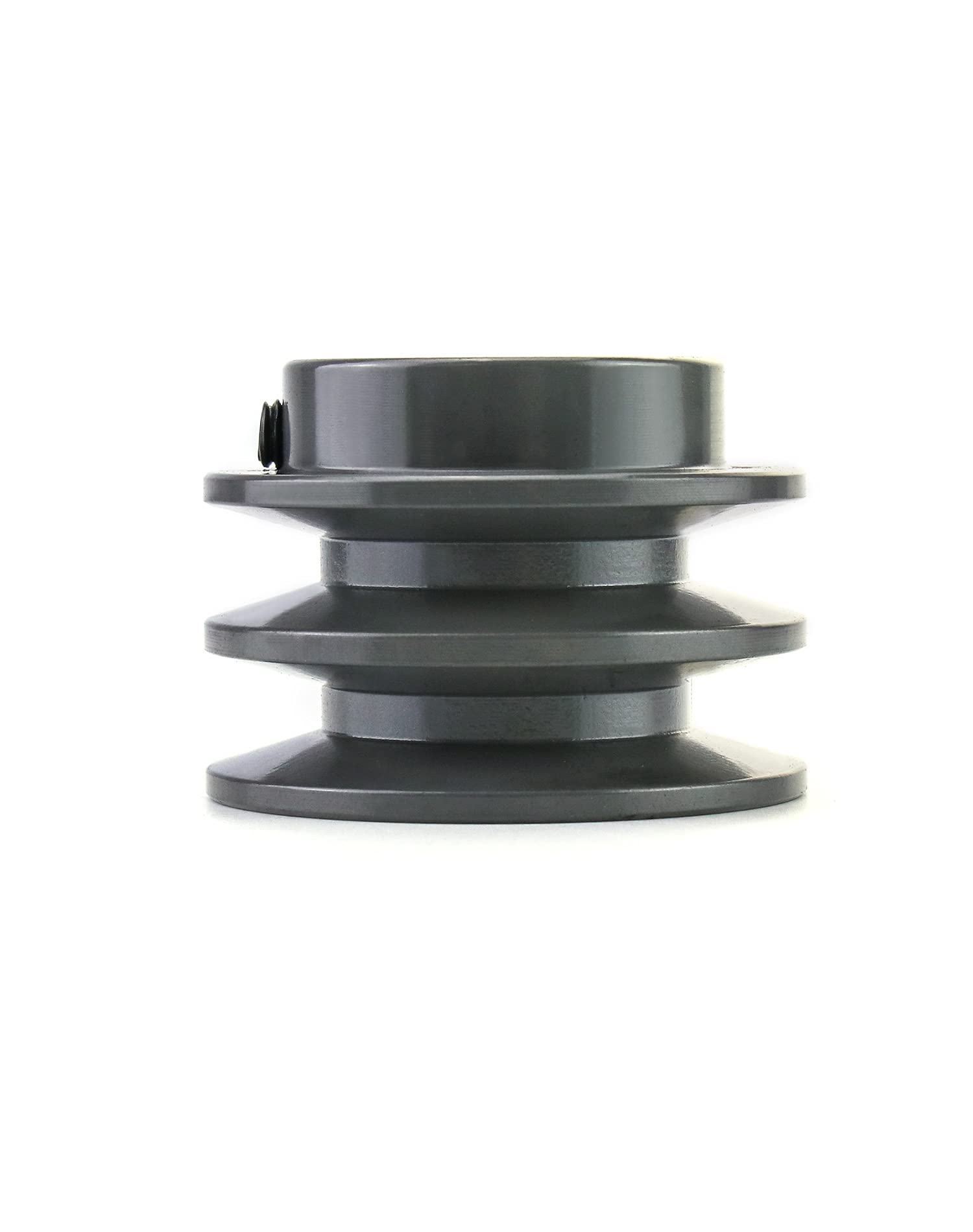 QWORK 2AK2534 Double Groove Pulley/Sheave, 2.55"OD 3/4" Bore, AK Fixed Bore Pulley, for A, 3L & 4L (A & AX) V-Belts, Cast Iron — Amazon image 3