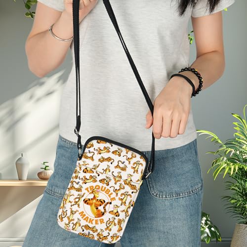 BWWKTOP Cartoon Tiger Crossbody Bag Fairy Tale Gift Trouble Maker Shoulder Bag Cartoon Merchandise4