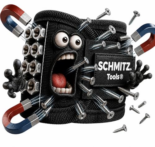 SCHMITZ.Tools Geschenke für Männer - Magnetarmband Handwerker – Vatertagsgeschenk - Geschenk für den Vater - Geburtstagsgeschenk Lustige für Erwachsene Heimwerker