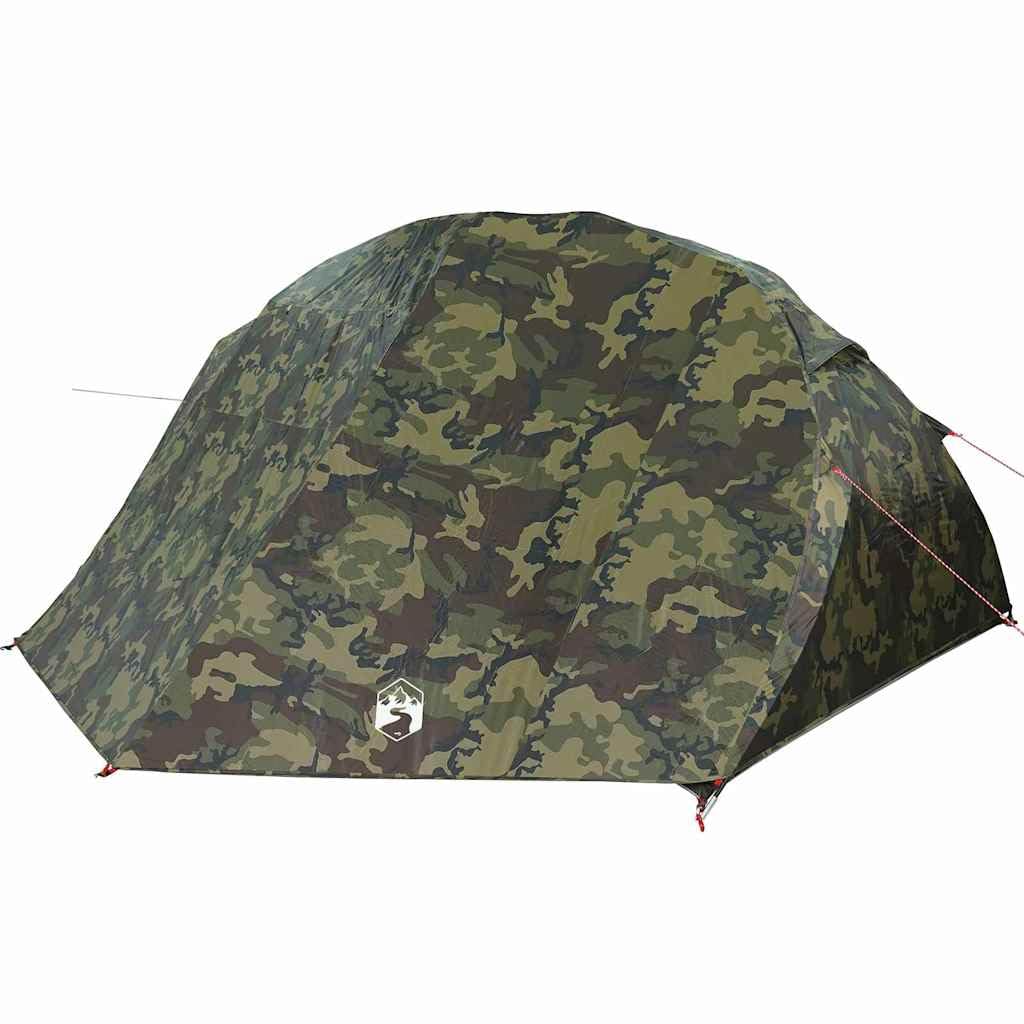 Tenda da Pesca 5 Persone Verde Oliva Impermeabile
