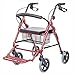 SYue Klappstuhl Elderly Walker Einkaufswagen Trolley Aluminium Allrad Kann Klapprollstuhl sitzen