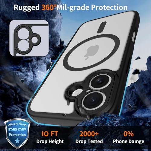 Image of Enflamo for iPhone 17 Crystal Clear Transparent Hard Back Cover Case for iPhone 2025 | Ultra Hybrid | Camera Bump Protection