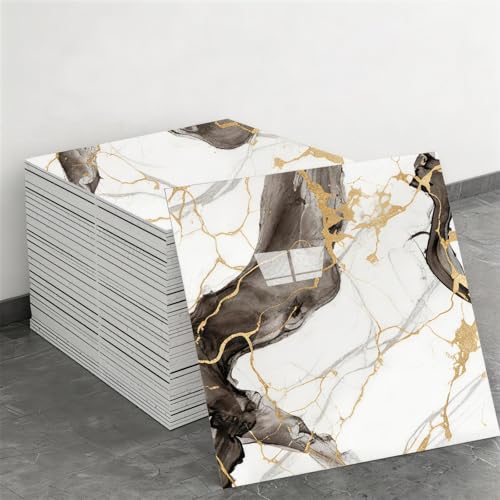 La Mejor Recopilación de Azulejos , listamos los 10 mejores. 48 30 azulejos de pared de marmol pvc pared, Azulejos de pared de mármol impermeables, baldosas adhesivas para pared de 11,8 x 11,8 pulgadas, Adecuado para baños, cocinas y salones.