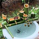 Photo Gallery giqkdznuo kit fontane zen in bambù con pompa, fontana d acqua in bambù feng shui, fontane da esterno indipendenti, fontana d acqua con accenti in bambù, 40 cm Photo Gallery giqkdznuo kit fontane zen in bambù con pompa, fontana d acqua in bambù feng shui, fontane da esterno indipendenti, fontana d acqua con accenti in bambù, 40 cm