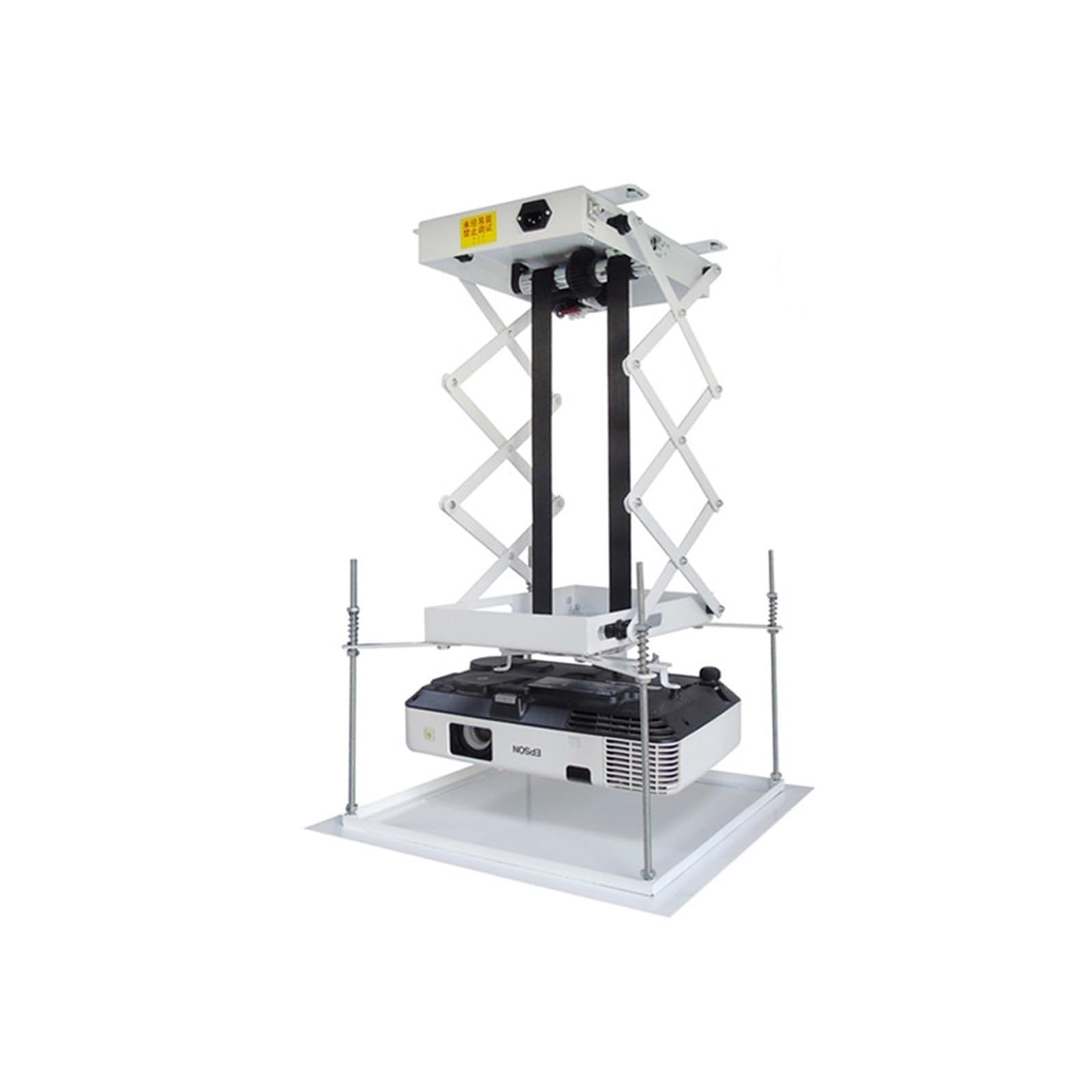 1PC 100CM Supporto for proiettore Forbici elettriche motorizzate for a soffitto Sollevatore for con telecomando wireless per principianti uso fai da te