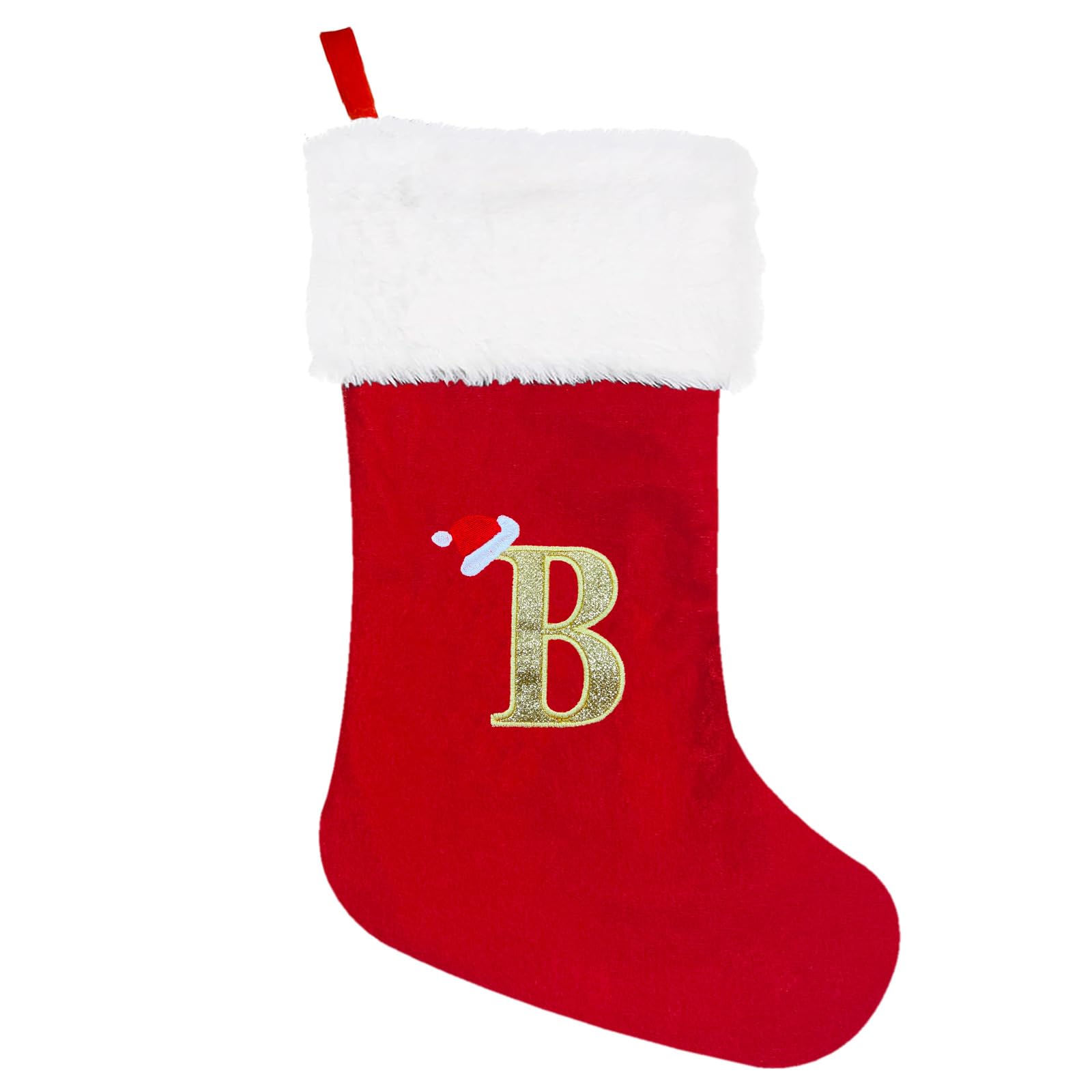 Tsophreniq Christmas Socks Velvets Embroidered Letter Stocking Decoration for Home XmasTree Hanging Ornament Gift Navidad Socks for Adults