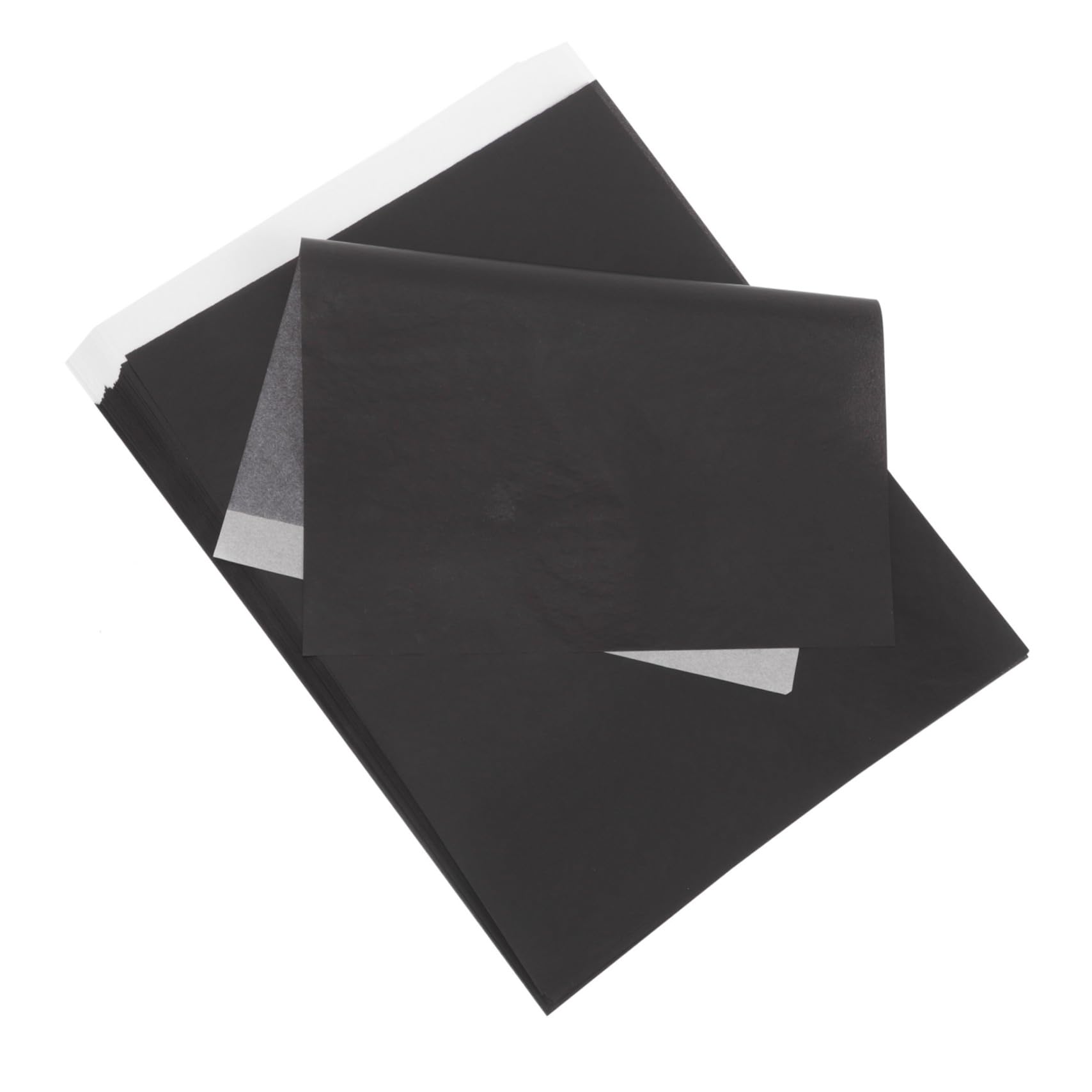 ERINGOGO Transfer Copy Sheets 100 Sheets Black Tracing Paper for Crafts Tissue Paper Bulk