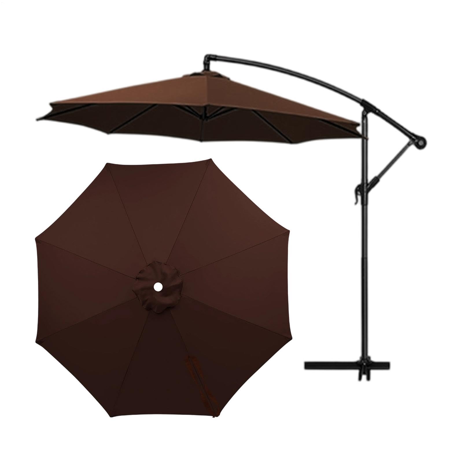 Toile de rechange pour parasol d'extérieur Toile Imperméable 8 Baleines
