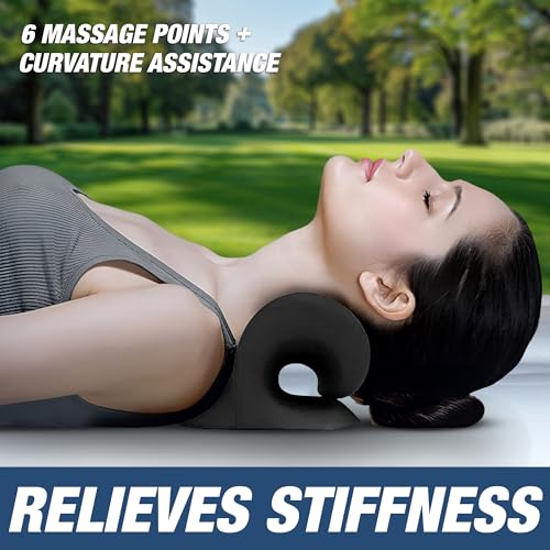 Neck Stretcher and Posture Corrector for Pain Relief in Women and Men