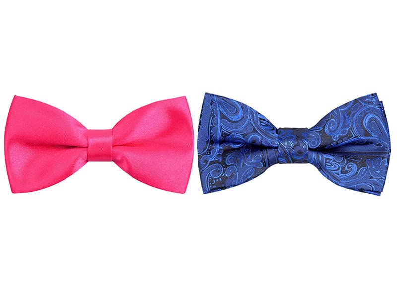 HISDERN Bow Ties for Men Self Tie Black Check Plaid Bow Tie and Pocket Square Bowtie Formal Tuxedo Wedding Stain Bowties Handkerchief Set