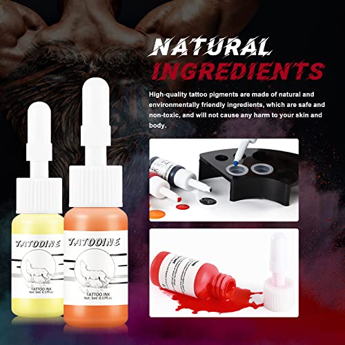 TATOOINE Set di Inchiostri per Tatuaggio 20 * 5ML
