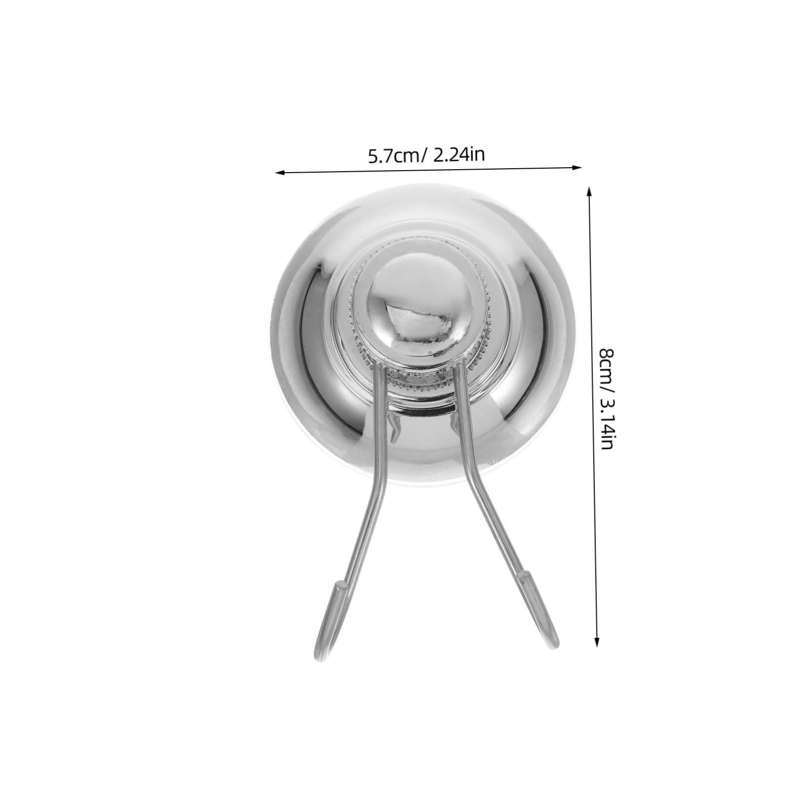 OKUMEYR Overdoor Hanger Hook Suction Cup Shower Hook Heavy Duty Stainless Steel Towel Holder for Bathroom