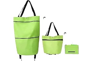 2-in-1 Lightweight Retractable Folding Utility Cart