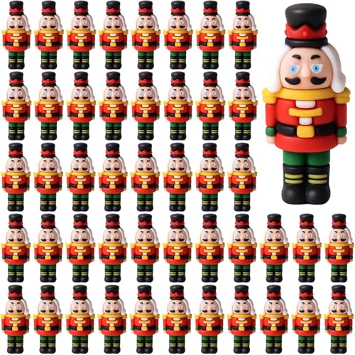Camptrip 50 Stück Weihnachten Nussknacker Ornament,Mini Nussknacker...