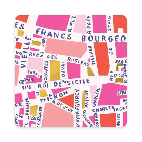 Image of Studio Oh! Rues de Paris Blank Note Card Set with Envelopes and Stickers 12 Pack Assorted Greeting Cards, 260 GSM Textured Paper Stationery for Thank You Cards, Birthday Cards, Gift Card Envelopes