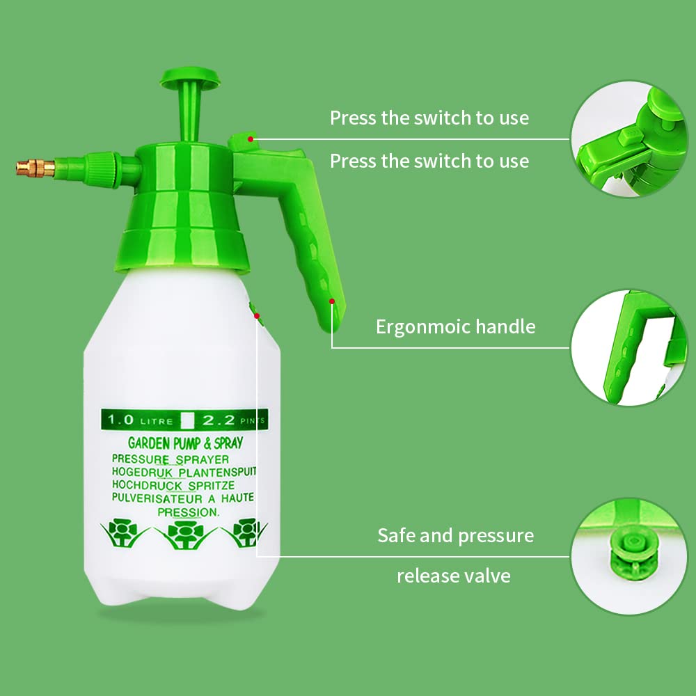 Pulvérisateur Manuel à Pompe Pour Jardin - Arrosoir Portable Sans Électricité - Pour Plantes, Pelouse, Nettoyage