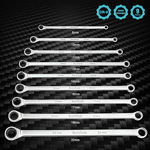 Duratech DTLFHW09M Extra Long Ratcheting Wrench Set thumb #1