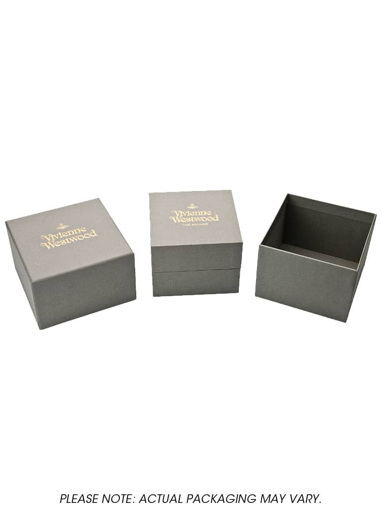 Vivienne Westwood Orb Pop Orologio con Display Analogico al Quarzo da Donna con Cinturino in Pelle e Quadrante Dorato VV006GDCM