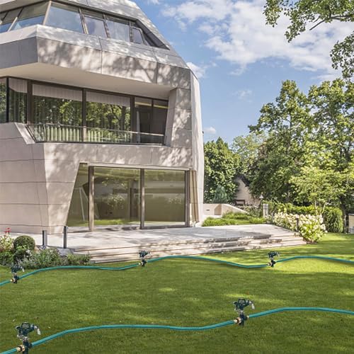 image for Biswing 2 Pack Impact Sprinkler Head on Metal Step Spike, Heavy Duty Z