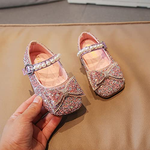 Girls Boots Fashion Autumn Girls Casual Shoes Rhinestone Sequin Bow Buckle Dress Shoes Dance Shoes3