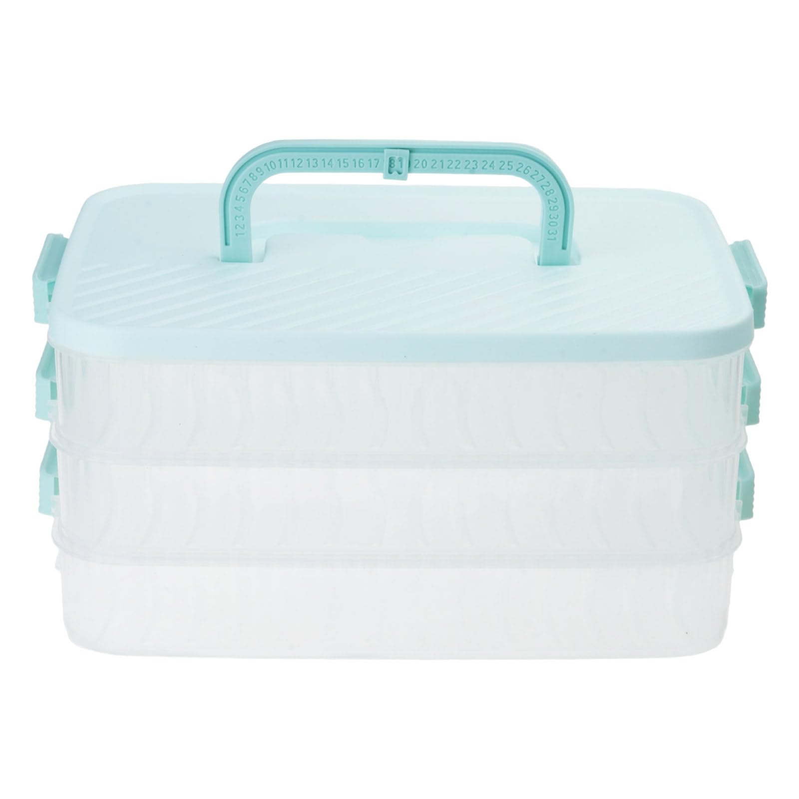 MICFENY Multi Layer Food Storage Box Stackable Dessert Storage Container With Lids For Easy Organization In Refrigerator