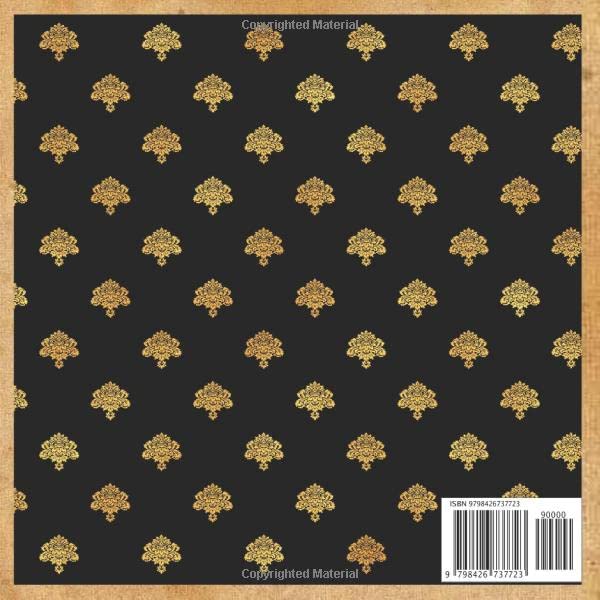scrapbook paper damask gold black pattern queen for scrapbooking supplies & DIY material craft junk journal ephemera pack kit 28 patterned crafting ... decorative dark design for handmad art image 3