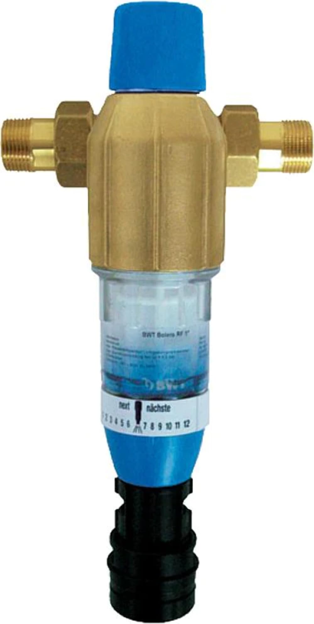BWT Rückspülfilter RF 1", 10365 m. Anschlussstück und Verschraubung