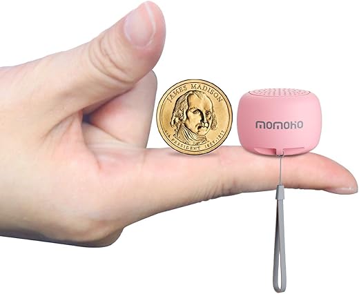 Momoho Cassa Bluetooth Rosa, Mini Altoparlante Portatile Piccola Senza Fili Aggiornato BTS0011...