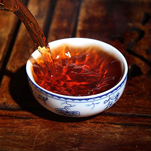 Té Puer maduro de 200g, ancestro de Yunnan, té Puer antiguo orgánico Pu'er, árbol más antiguo cocido, Puer Natural, té… - Imagen 6