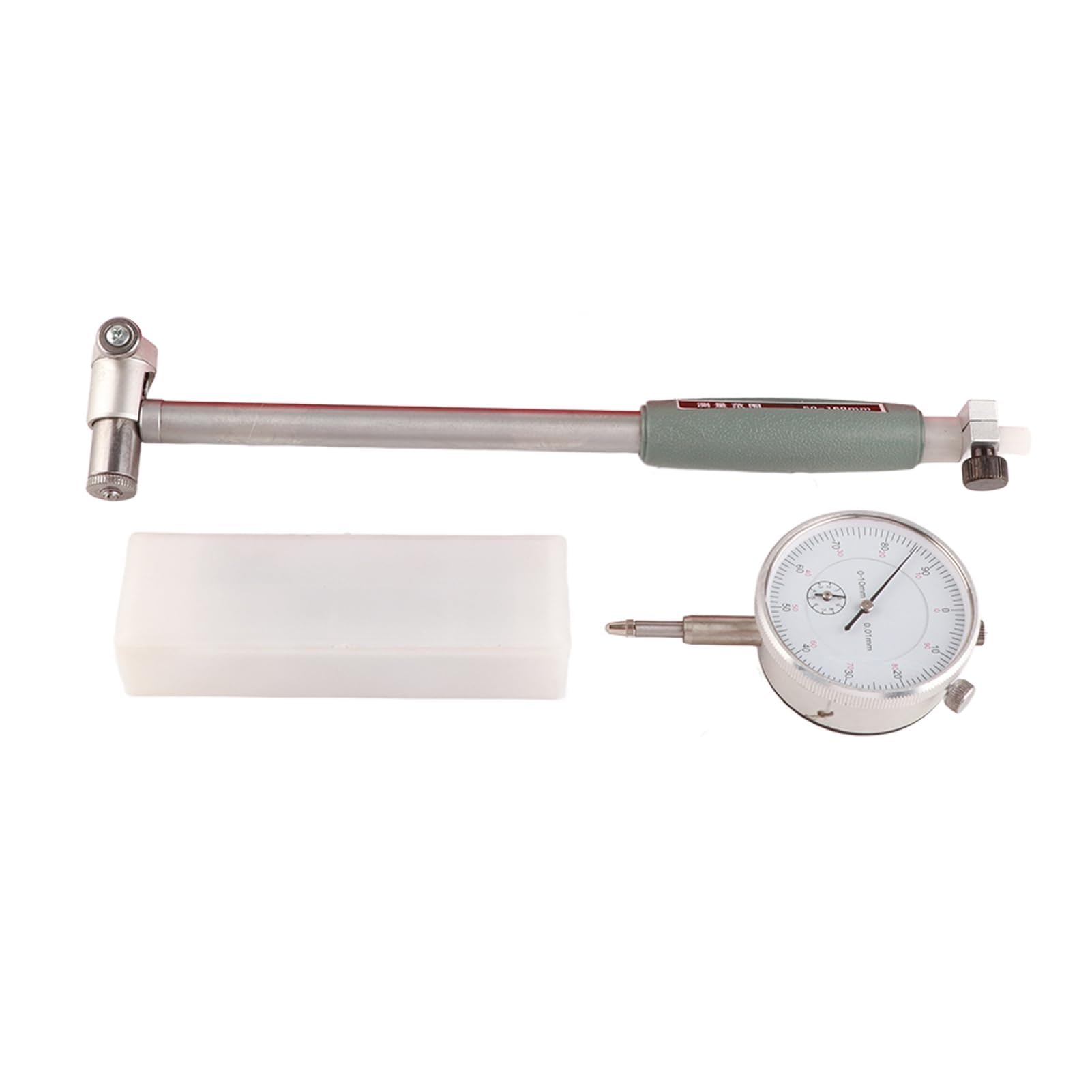 Calibro a Lancetta per Misurazione Fori Interni di Cilindri Motori da 50 a 160 mm con Precisione 0.01 mm Kit di Misurazione Completo
