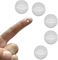 5-Pack 5mm Optical Glass Convex Lenses for LED Spotlights - Φ5mm H2.8mm F4.0 High-Transmittance Focusing Lenses