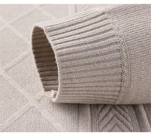 Men Solid Color Winter Warm Fashion Sweater Casual Comfortable Long Sleeve Sweaters3