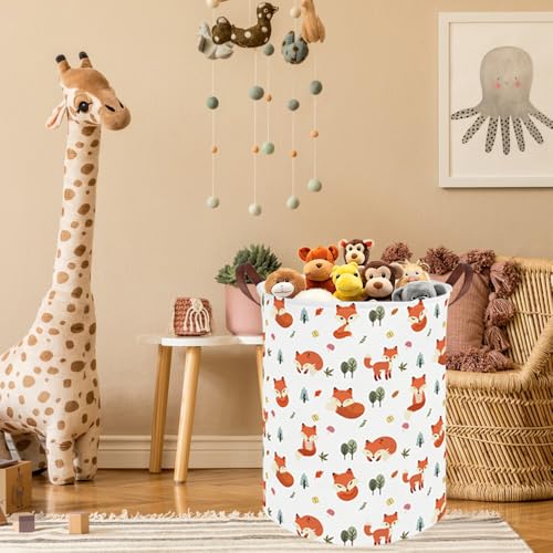 Image of Fox hamper,Waterproof foldable kids laundry basket,Toy basket,Clothes Organizer Baskets,baby Laundry Hamper,Room Decor(Fox)