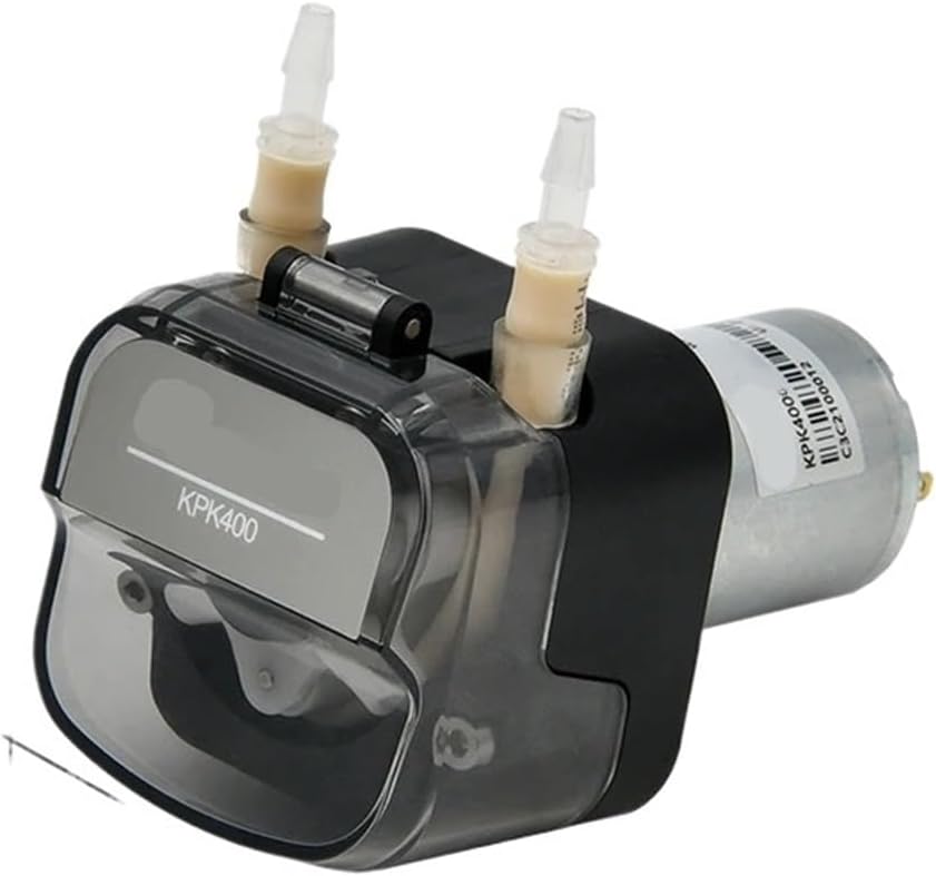 1pcs 400ml/min KPK400 High Flow Peristaltic Pump 12V 24V Motor Self-priming Pump BPT Tubing Dosing Pump for Lab(KPK400-SW3B40-12V)
