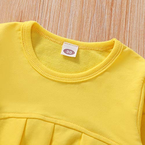 Image of CM C&M WODRO Toddler Girls Clothes Winter Warm Long Sleeve Tops+Long Pants Set