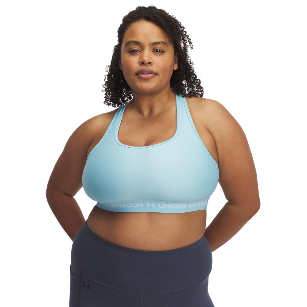 Under Armour Women's Crossback Mid Impact Sports Bra