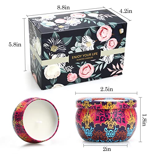 Yinuo Light 12 Pack Scented Candle Gifts For Women, Candles Gifts For Mom, Aromatherapy Candle Gift Sets, 8% Essential Oil, 240H Burning, Gift Set For Birthday, Mothers Day, Wife, Friends #TOP5