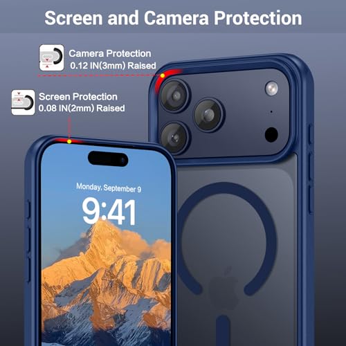 Coque iPhone 17 Pro Max fine antichoc compatible MagSafe GaoBao