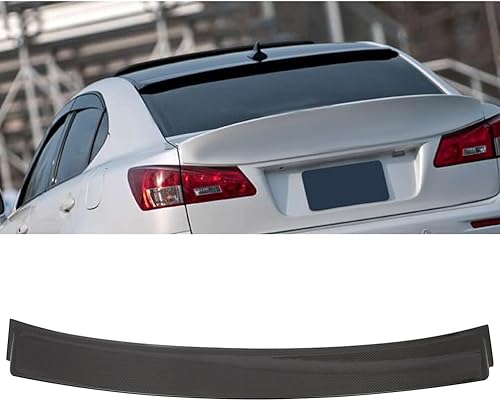 Miniatura 8 de SCITOO Alerón de techo de ventana trasera de fibra de carbono apto para 2006-2013 para Lexus para IS250 IS350 IS-F Alerón de techo de ventana