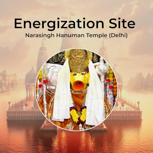 Image of VAMA Hanuman Gada for Car Siddh at Narsimha Temple, Chandni Chowk | Temple Energized Hanuman Gada for Pooja | Hanuman Idol for Car | Divine Protection, Strength & Blessings | 70 Gm Metal Spiritual